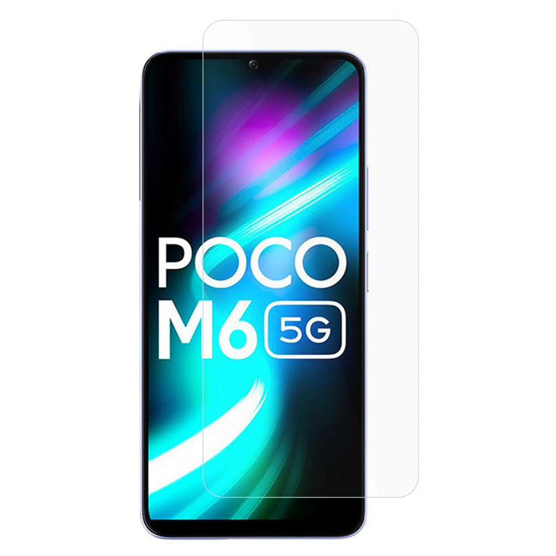 AMORUS For Xiaomi Poco M6 5G Screen Guard Film 2.5D High Aluminum-silicon Glass Screen Protector AMORUS For Xiaomi Poco M6 5G Screen Guard Film 2.5D High Aluminum-silicon Glass Screen Protector